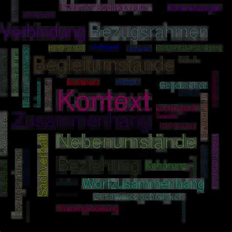 anderes wort für kontext.